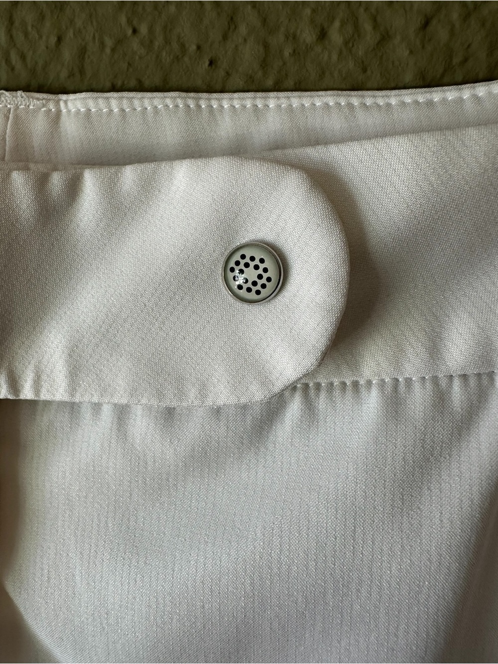 Puma White Cropped Golf Capri Pants with Logo - Picture 3 of 5
